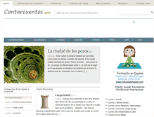 Tablet Screenshot of contarcuentos.com
